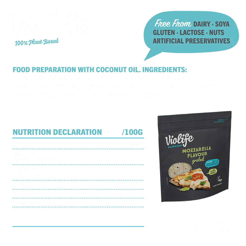 Mozzarella flavor grated