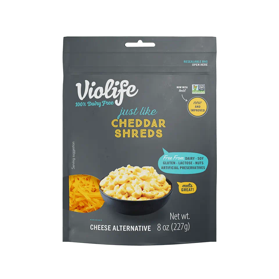 Pack of Violife Just Like Cheddar Shreds