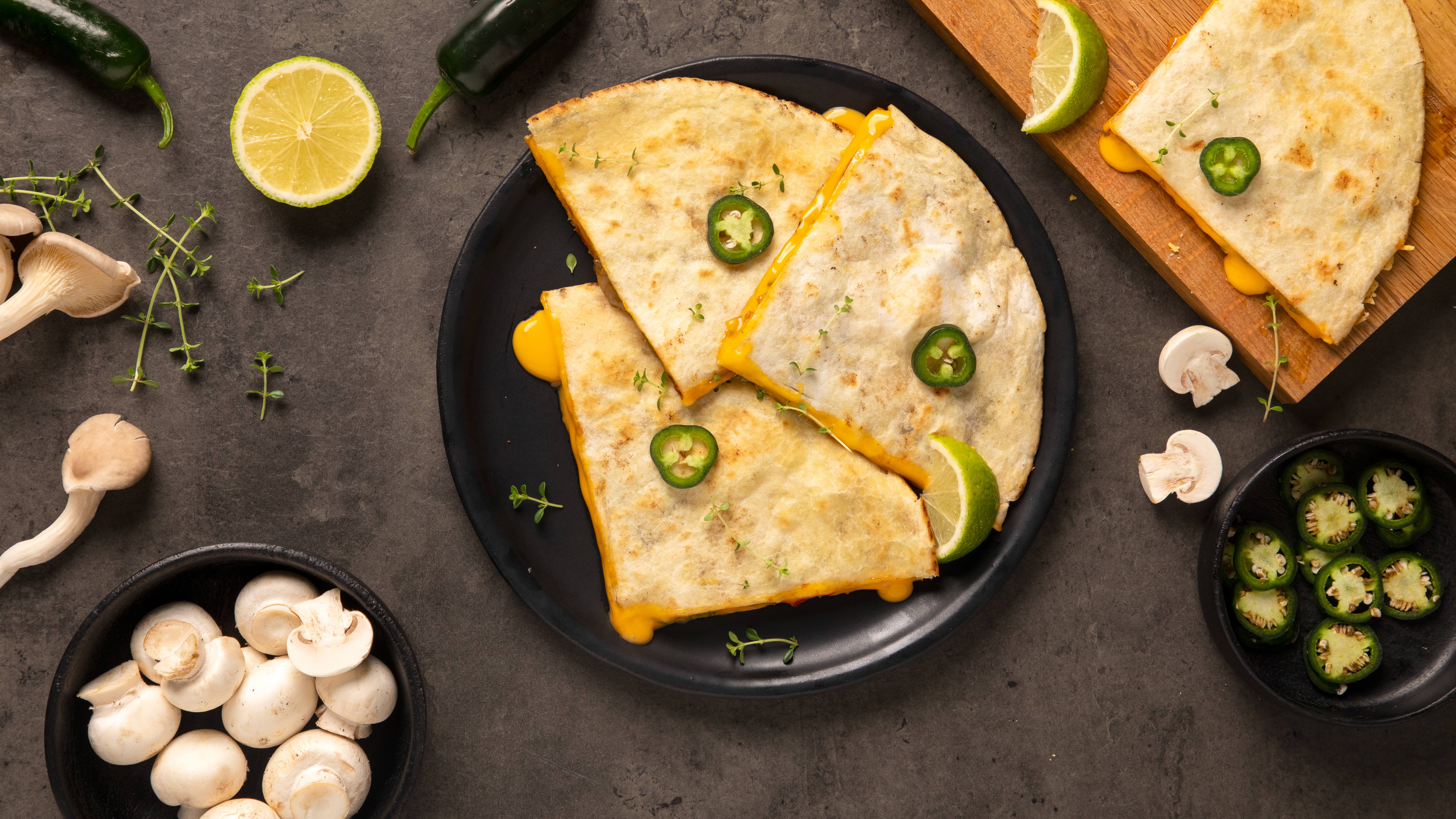 recipe image Mushrooms Quesadilla