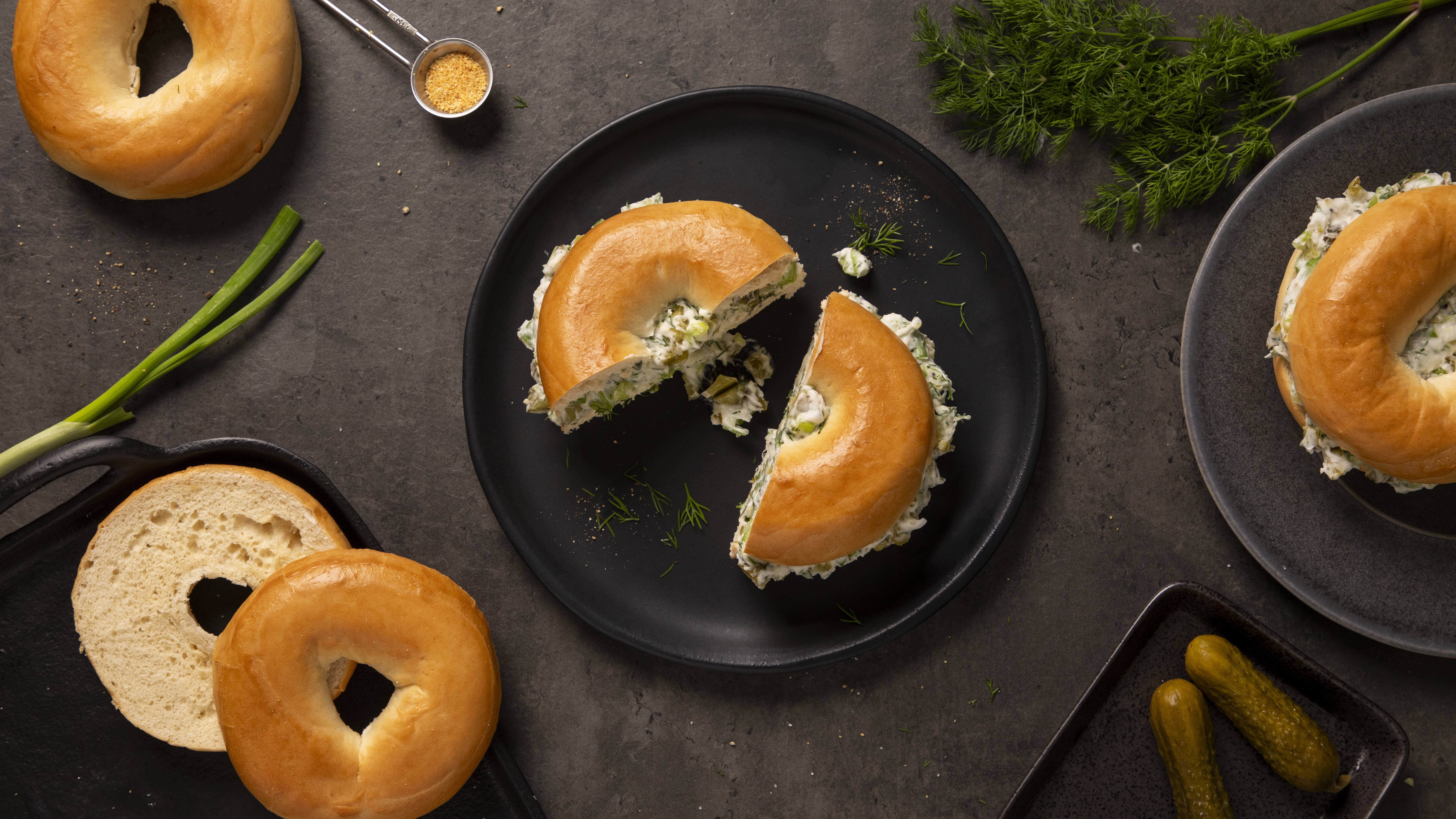 recipe image Dill and Pickle bagel